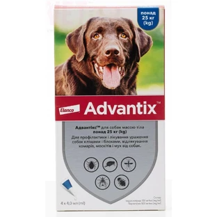 Pipeta Advantix Mono, 4,0 ml +25Kg
