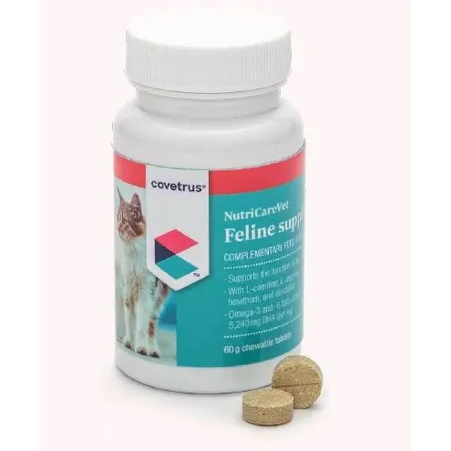 Covetrus Nutricarevet Supplément cardiaque pour chats, 80Cpd