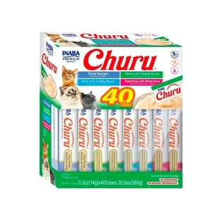 Churu Cat Thon et fruits de mer 40X14Gr