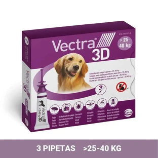 Vectra 3D Hund 25-40 kg, 3 Pipetten