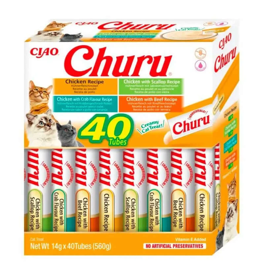 Churu Cats Chicken Varieties 40x14Gr