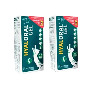 Pharmadiet Hyaloral Gel für Welpen Katzen, Packung 2 x 50 ml