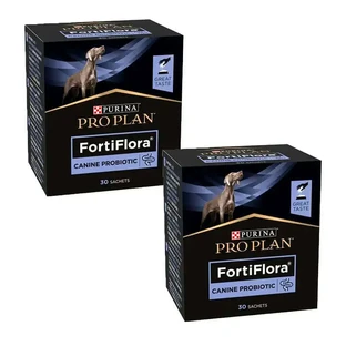 Purina Pro Plan Fortiflora Probiotic für Hunde, Packung 2 x 30x1g