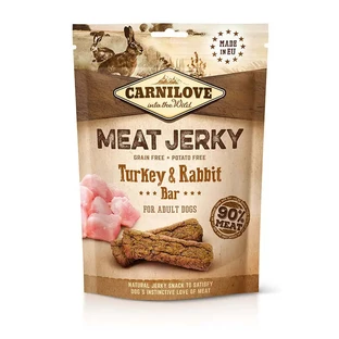 Carnilove Jerky Konijn & Kalkoen Sticks 12X100Gr snack voor honden