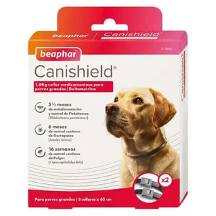 Beaphar Canishield Hundehalsband, 65 cm 2 Stück.
