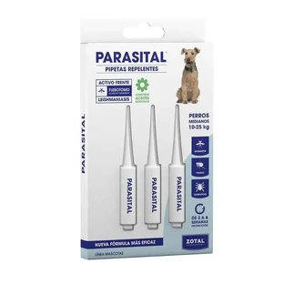 Zotal Parasital 3 granulés antiparasitaires Chiens moyens 10-25 kg