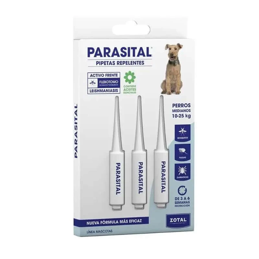 Zotal Parasital 3 granulés antiparasitaires Chiens moyens 10-25 kg