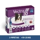 Vectra 3D Perro 10-25 kg 3 pipetas