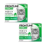 Frontline Combo cats and ferrets, pack 2 x 3 pipettes x 0.5 ml