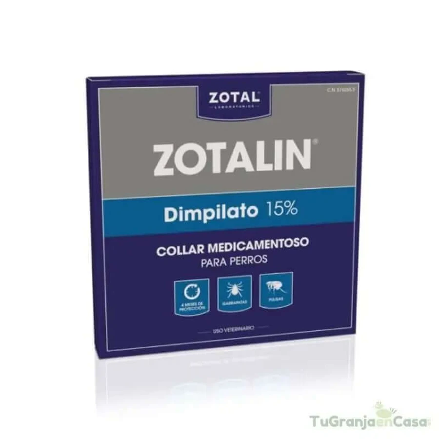 Zotal Zotalin Antiparasitäres Halsband für Hunde