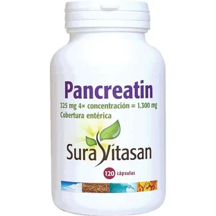 Sura Vitas Pancreatine 1300 Mg , 120 capsules