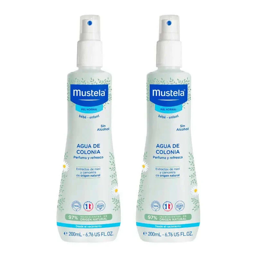Mustela Duplo Alcoholvrij toiletwater 2x200ml