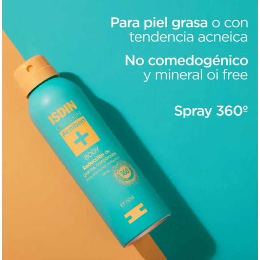 Isdin Acniben Body Spray, 2x150 ml