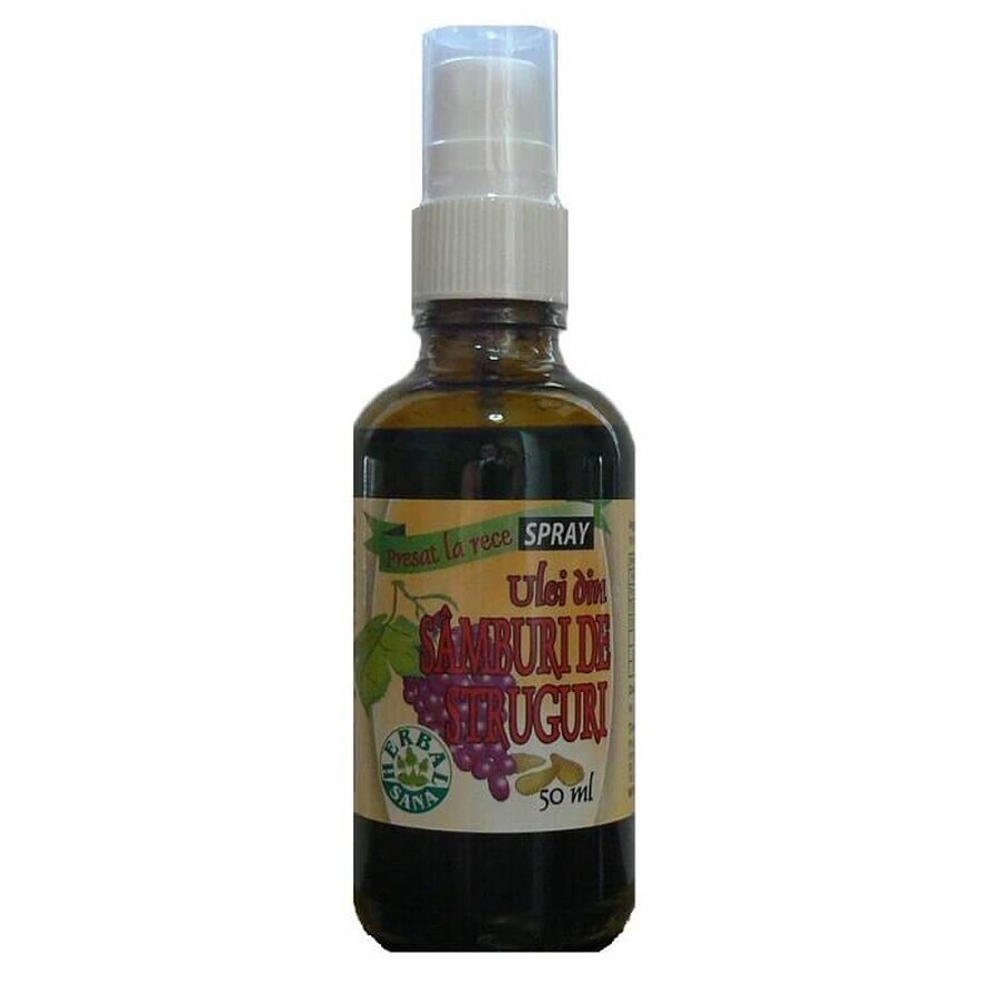 Comprar Aceite de pepitas de uva con pulverizador, 50 ml, Herbal Sana Aceite de pepitas de uva con pulverizador, 50 ml, Herbal Sana