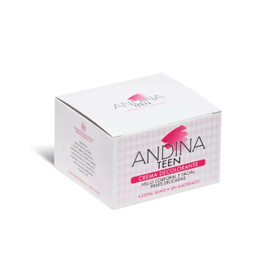 Andina Teen Crema blanqueadora para piel delicada 30 gr + polvo acelerador 10 gr