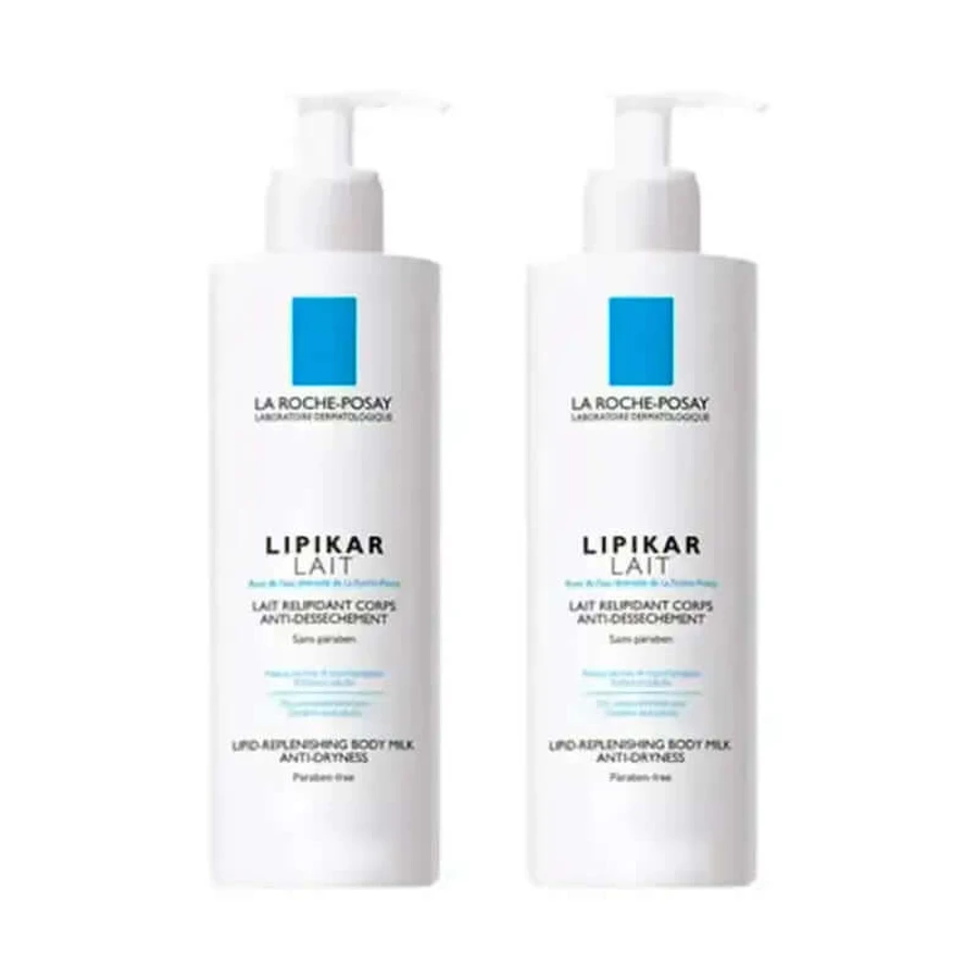 La Roche Posay Lipikar Body Milk, pack 2 x 750 ml