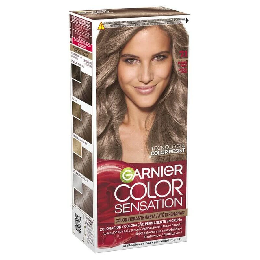 Garnier Color Sensation Crema Color Permanente 7.1 Rubio rece