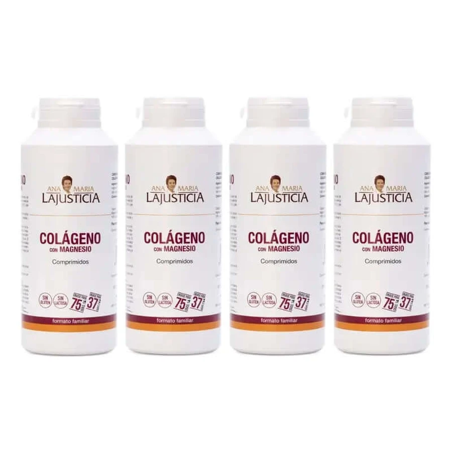 Ana Maria Lajusticia Collageen met magnesium, verpakking 4 x 450 tabletten
