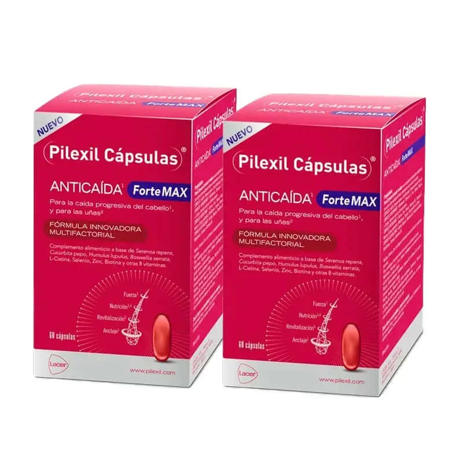 Pilexil Forte Max, Packung 2 x 60 Kapseln