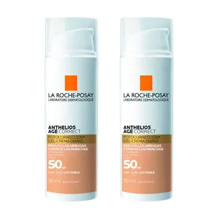 La Roche Posay Duplo Anthelios Duplo Anthelios Age Correct Spf50 Color, 2 X 50 Ml