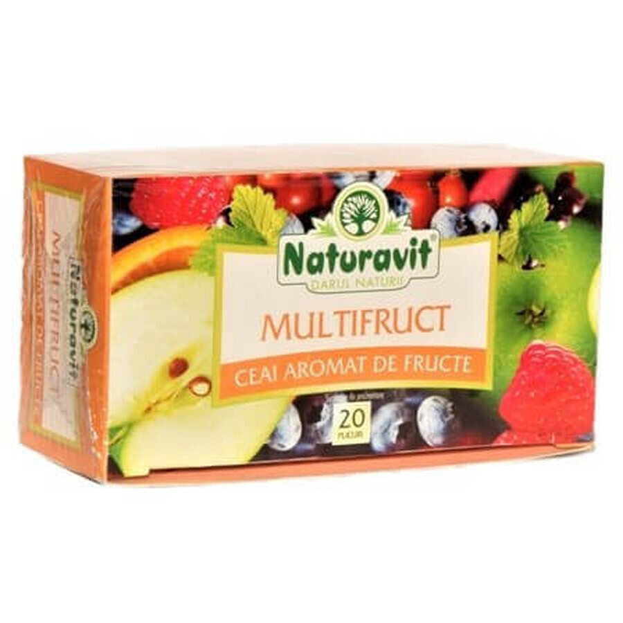Buy Multifruit tea, 20 sachets, Naturavit Multifruit tea, 20 sachets, Naturavit