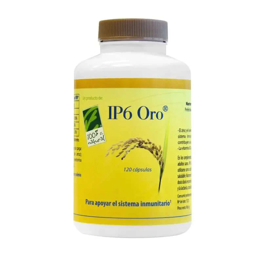 100%Natura Ip6 Gold , 120 cápsulas