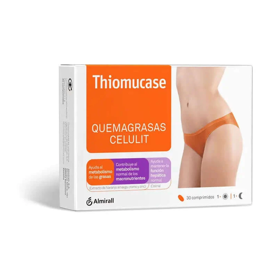 Thiomucase Cellulite Fat Burner, 30 tablets