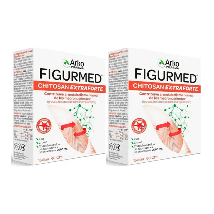 Arkopharma Figurmed Figurmed Chitosan EXtra Strong 500mg, 2X60 Capsules