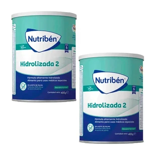 Nutribén Hydrolyzed 2 Milk Continuation, 2 X 400 g