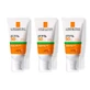 La Roche Posay Triplo Anthelios Triple Anthelios Uv-Mune 400 Oil Control Gel-Cream Spf50+, 3 X 50 Ml