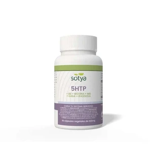 Sotya 5HTP+B6+Biotina+Mg+Gaba+Rhodiola 620mg, 60 Cápsulas Vegetarianas