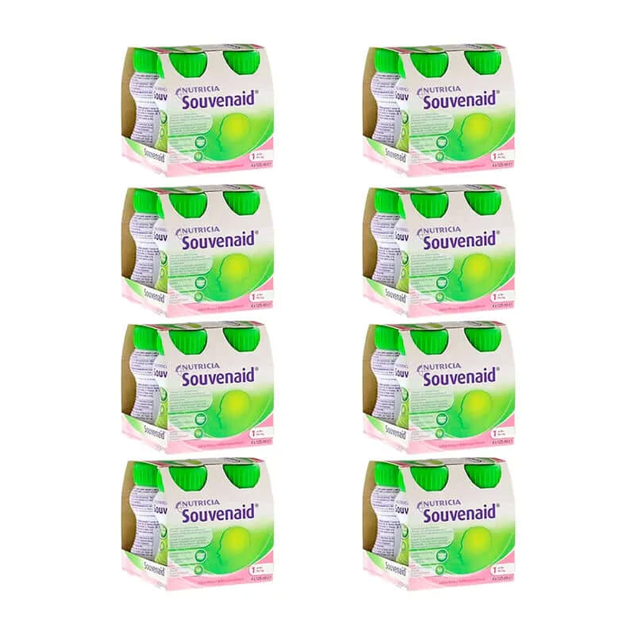 Nutricia Souvenaid Smoothies mit Erdbeergeschmack 32 Einheiten x 125 ml