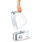 Humidifier with micro-fine ultrasonic atomization, Beurer