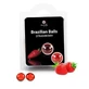 Secret Play Set de 2 boules brésiliennes parfumées à la fraise