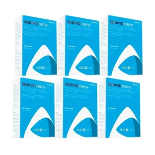 Seidivid Ferty4 Voedingssupplement, verpakking 6 x 30 capsules