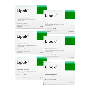 Food supplement Lipok, pack 6 x 30 capsules