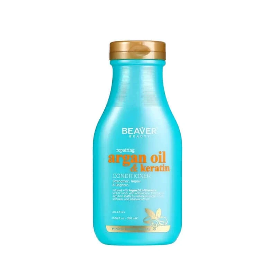 Beaver Repair Conditioner Argan oil and keratin , 350 ml