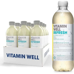 Vitamin Well Refresh Pack Limonada/Kiwiwi, 12 uds x 500 ml
