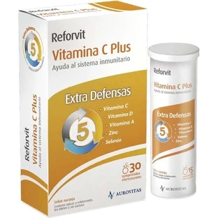 Reforvit Vitamin C Plus Extra Defences, 30 effervescent tablets
