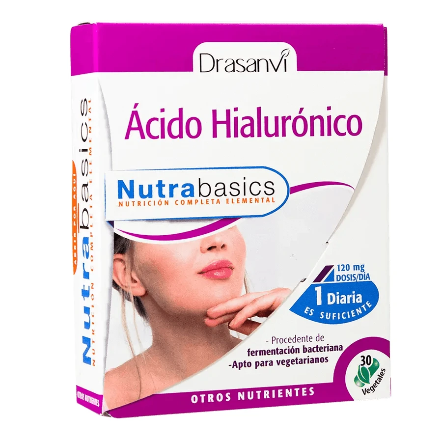 Drasanvi Acid hialuronic Nutrabasicos , 30 perle