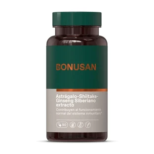 Bonusan Atragalus-Shiitake-Ginseng Siberiano , 90 cápsulas