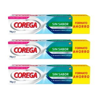 Corega Triplo Triplo Extra Stark Geschmacksfrei, 3 x 70 Gramm