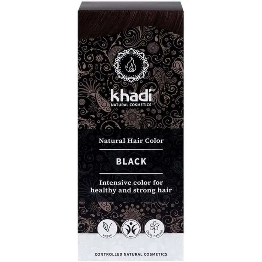 Khadi Herbal Herbal Color Black , 100 gr