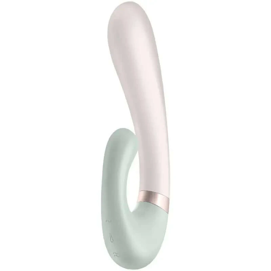 Satisfyer Connect Heat Wave Vibrator App - Blanc