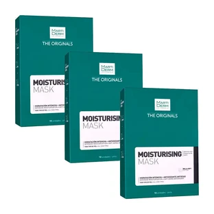 Martiderm Pack Intensywnie Nawilżająca Maska Nawilżająca, 3x10 sztuk
