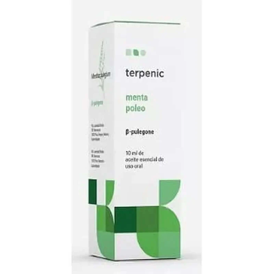 Aceite esencial alimentario terpénico de poleo menta 10Ml.