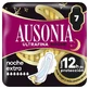 Ausonia Ultrafinas Compresas Menstruales Nocturnas Extra con alas, 7 unidades