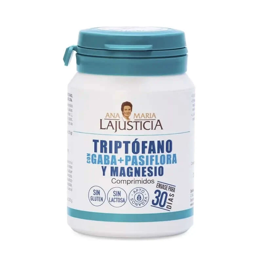 Ana Maria Lajusticia Tryptophan with GABA + Plasifora and Magnesium, 60 tablets