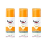 Eucerin Olie Controle Dry Touch Zonnemelk Spf 50+, 3X50 ml