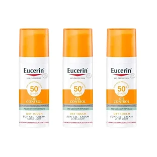 Eucerin Olie Controle Dry Touch Zonnemelk Spf 50+, 3X50 ml